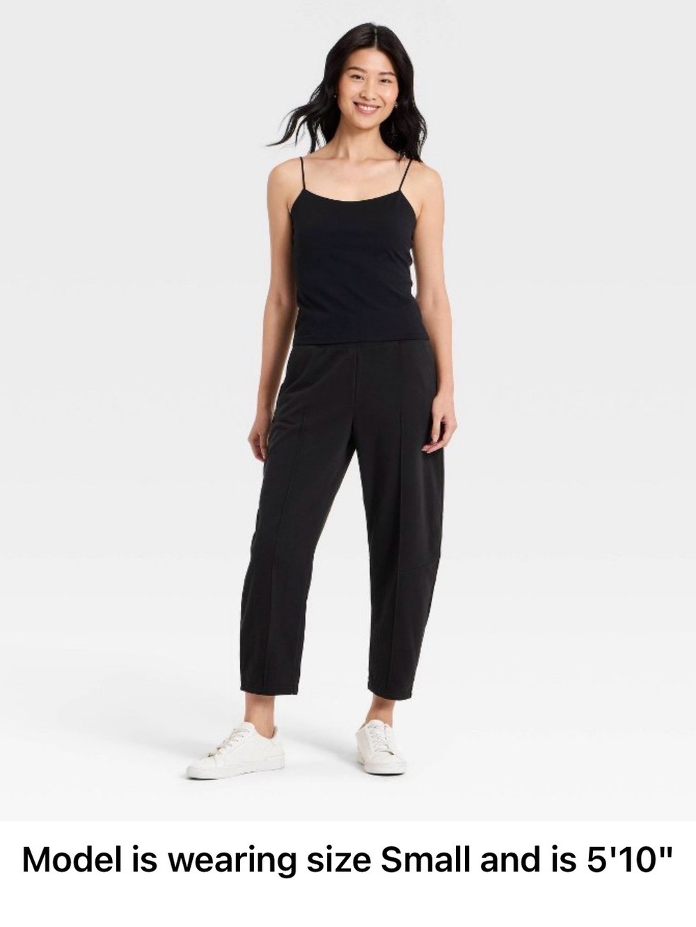 a new day Black Cropped Straight-Leg Pants